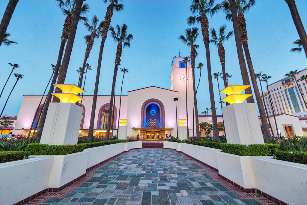 Union Station Entrance Los Angeles